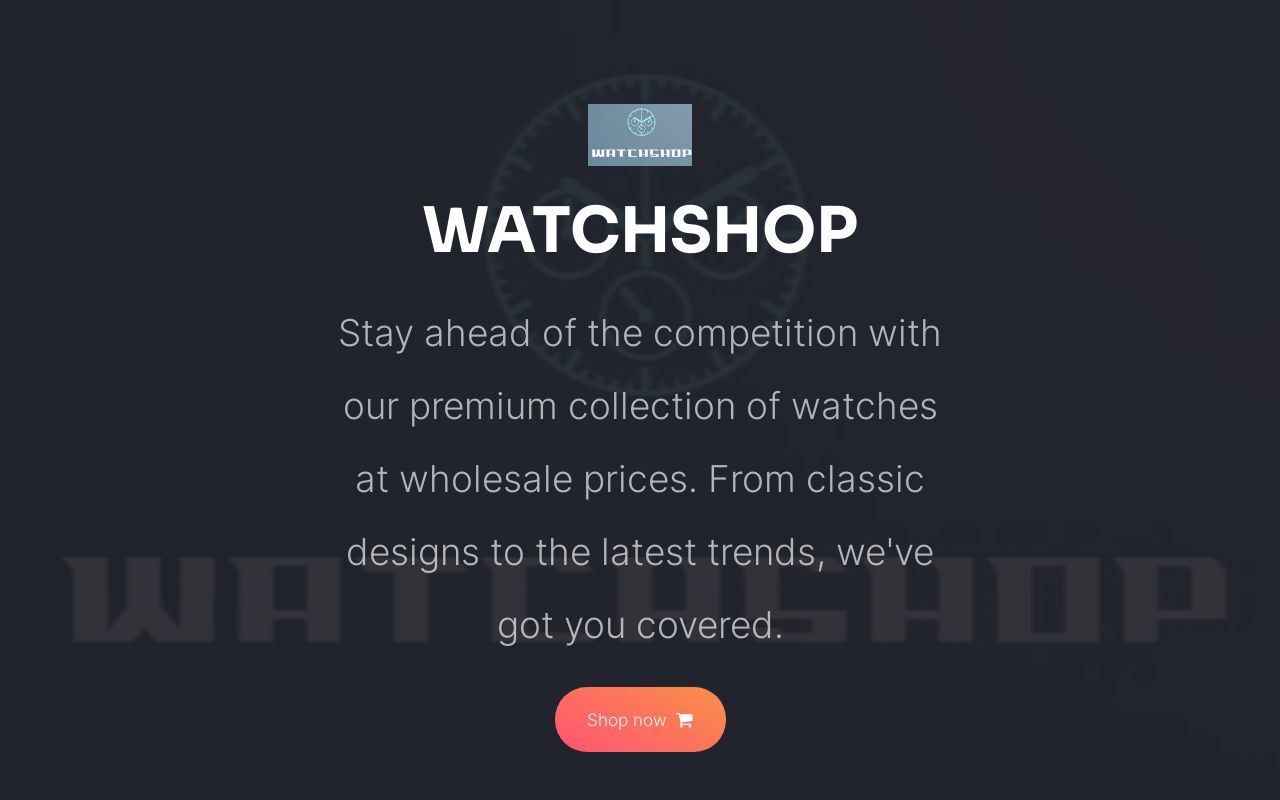 Carrd profile picture for @watchshop